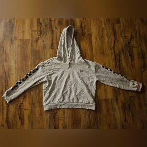 Vans White Rose Checker Hoodie